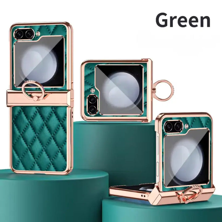 💜 LuxeQuilt™ Electro – Z Flip Series