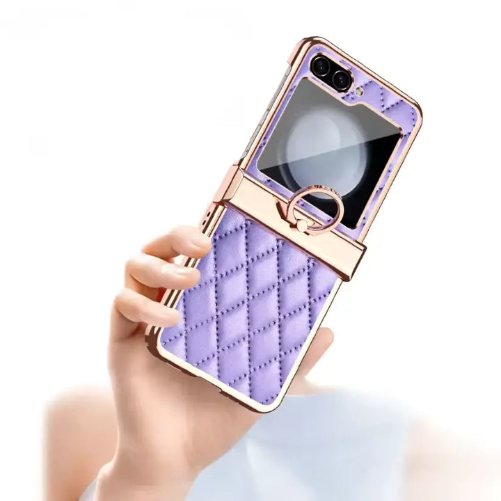 💜 LuxeQuilt™ Electro – Z Flip Series